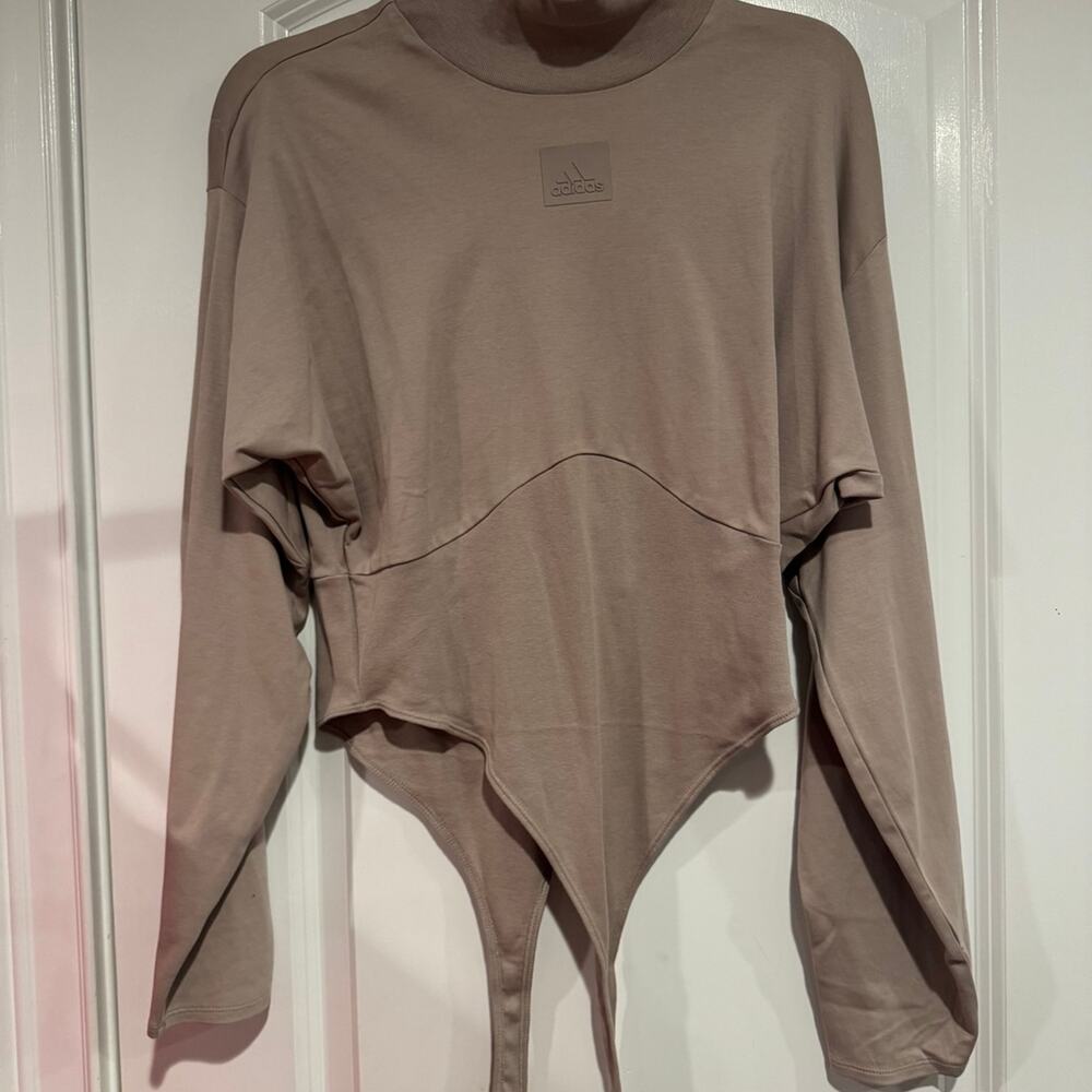 Adidas Mock Neck Long Sleeve Bodysuit